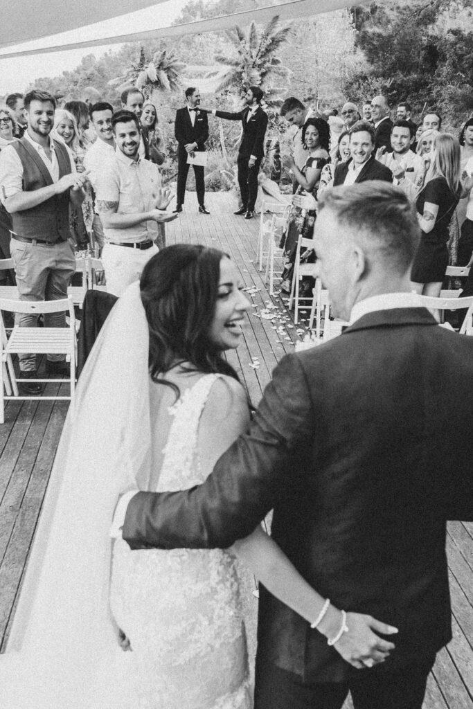 Outdoor ceremony at Almiral de la Font