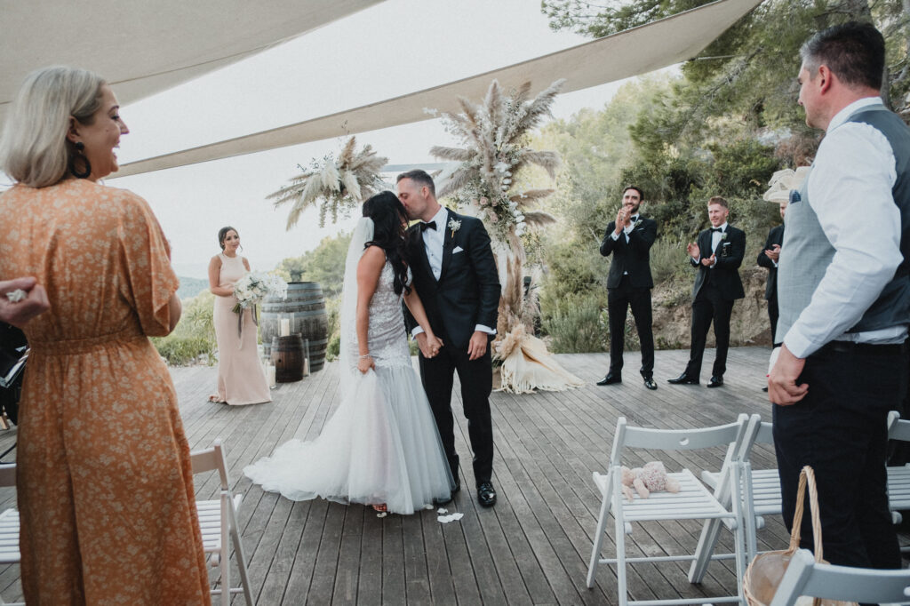 Outdoor ceremony at Almiral de la Font