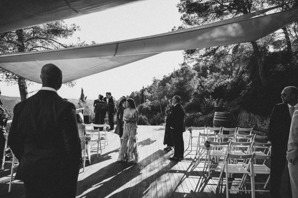 After wedding ceremony at Almiral de la Font