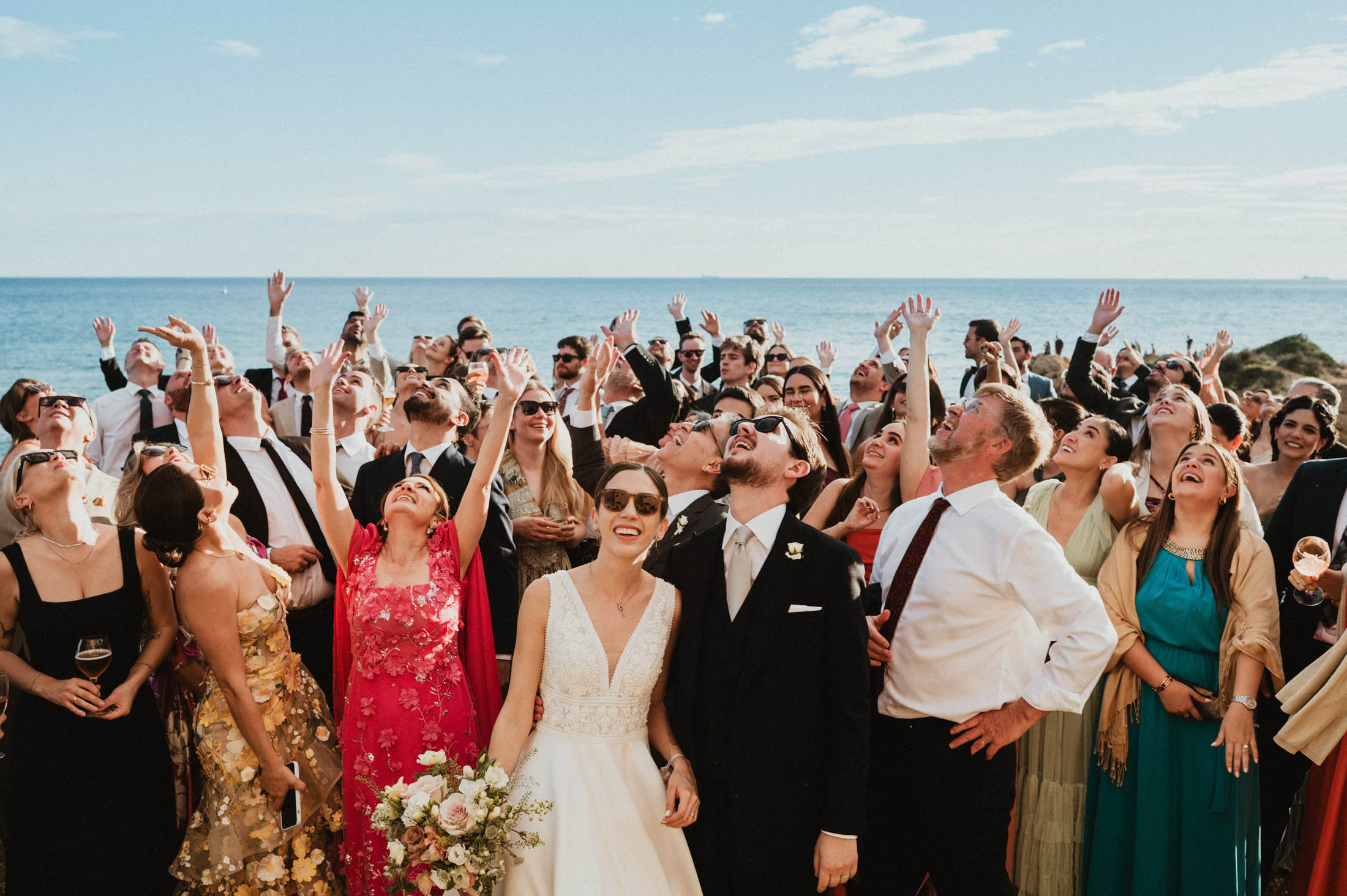 Barcelona wedding celebration by the sea photographed by Michele Morea