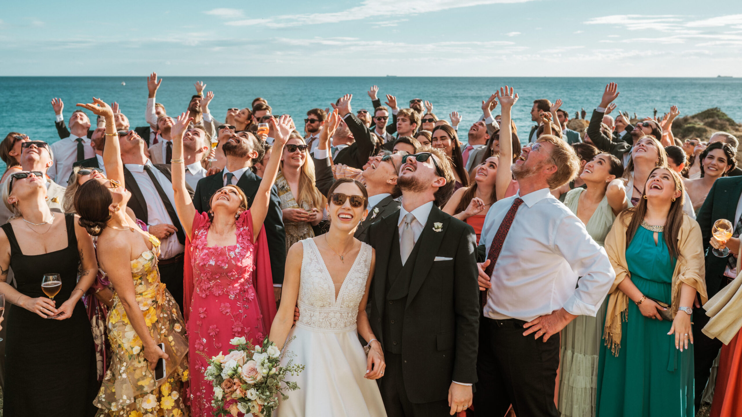 Barcelona wedding celebration by the sea photographed by Michele Morea